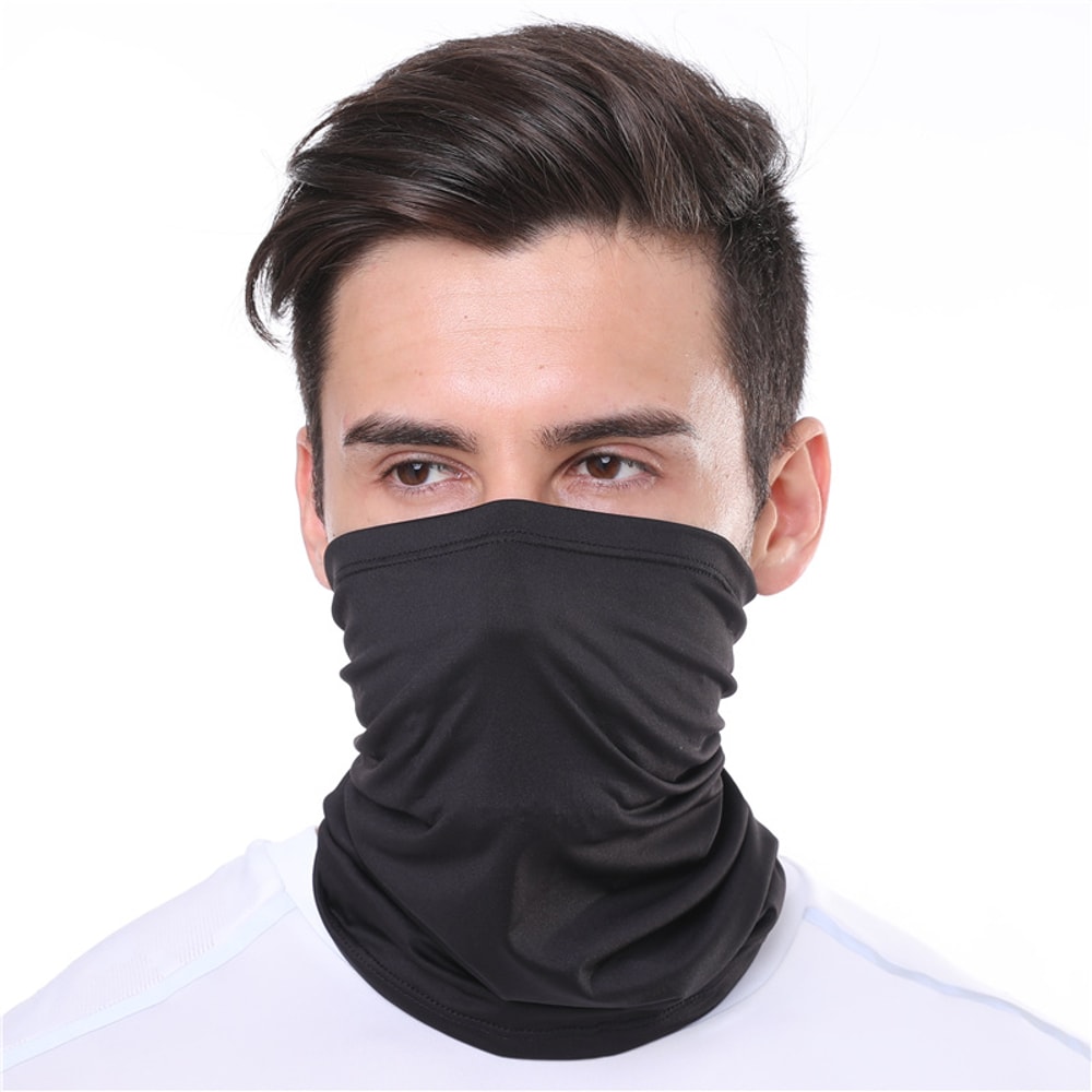 Tactical Outdoor Sport Bandana Tube Scarf Military Face Cover Neck Gaiter Half Mask Headband For F 2
