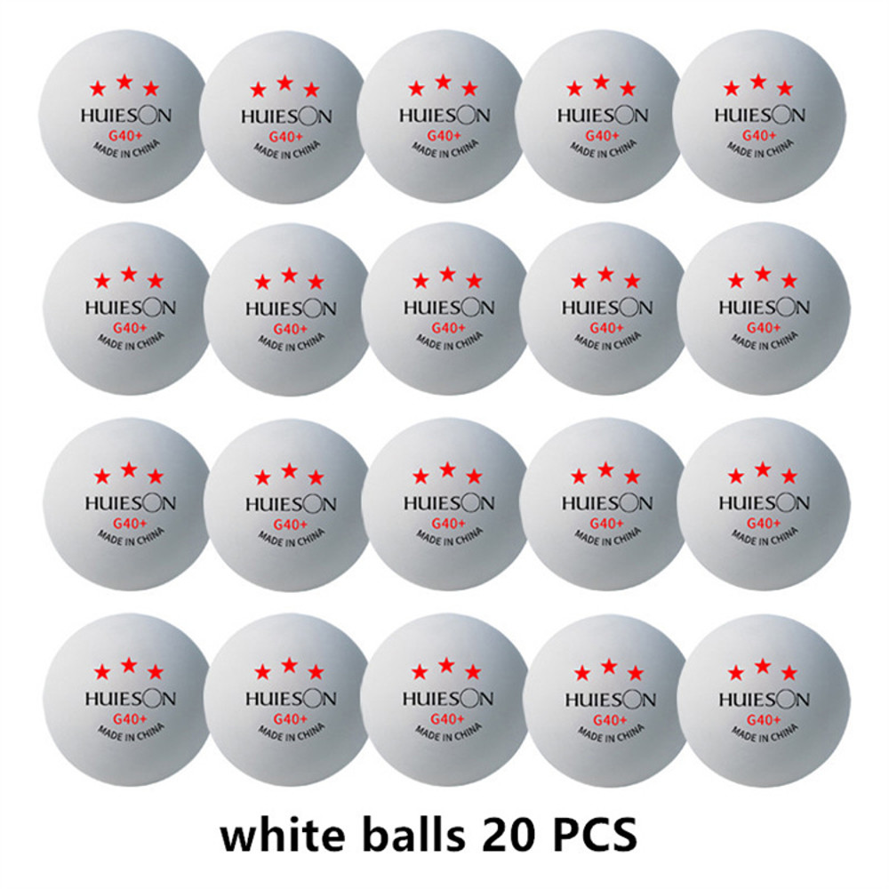 New Huieson 3 Star ABS Table Tennis Balls ITTFGrade Ping Pong Balls For School Club  Tournament Use 7