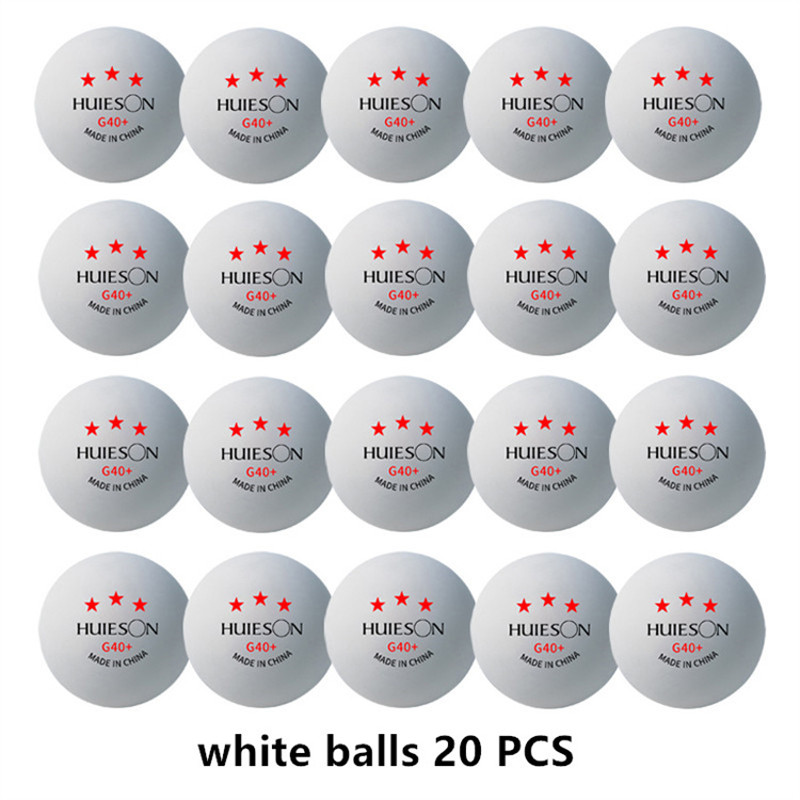 New Huieson 3 Star ABS Table Tennis Balls ITTFGrade Ping Pong Balls For School Club  Tournament Use 7