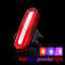 Rechargeable Mountain LED Tail Lamp, USB Cycling Rear Light Outdoor Warning Light for Bicycle Accessories & Night Safety