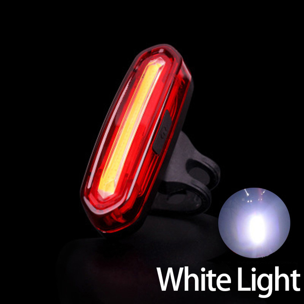 Rechargeable Mountain LED Tail Lamp, USB Cycling Rear Light Outdoor Warning Light for Bicycle Accessories & Night Safety