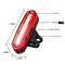 Rechargeable Mountain LED Tail Lamp, USB Cycling Rear Light Outdoor Warning Light for Bicycle Accessories & Night Safety