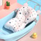 Baby Bath Support Pad,Adjustable Floating Seat for Newborns,Infant Safety Bath Net with Non Slip Design,Spine Support