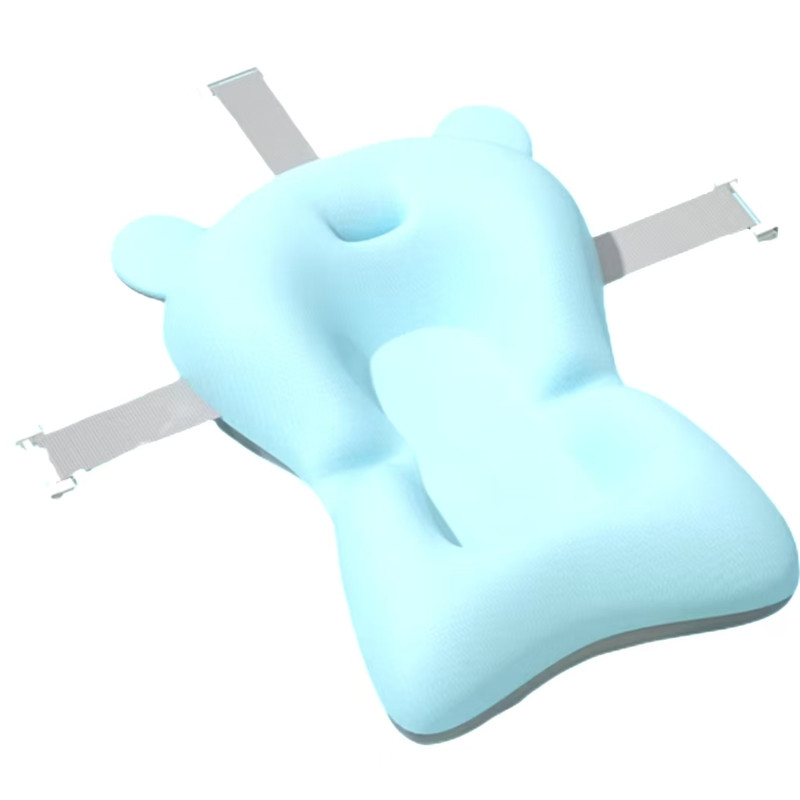 Baby Bath Support Pad,Adjustable Floating Seat for Newborns,Infant Safety Bath Net with Non Slip Design,Spine Support