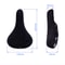 Embroidered Bicycle Saddle Wheelie Seat, Black Flannelette BMX Bike Seat with 8mm Rail, Stylish Logo Padded for Rider