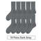 Men's Cotton Socks, Soft, Breathable Black and White Business Crew Socks for Office, Formal, Daily Wear, New Style
