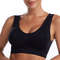 Wireless Seamless Thin Bra, Plus Size Non-Underwire Brassiere for Women Yoga, Sports & Everyday Comfort