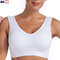 Wireless Seamless Thin Bra, Plus Size Non-Underwire Brassiere for Women Yoga, Sports & Everyday Comfort