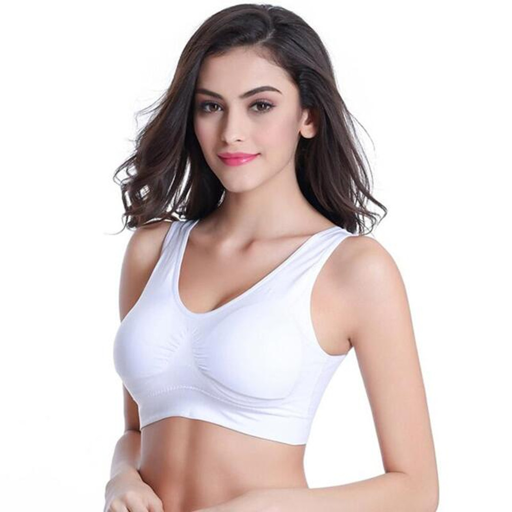 Wireless Seamless Thin Bra, Plus Size Non-Underwire Brassiere for Women Yoga, Sports & Everyday Comfort