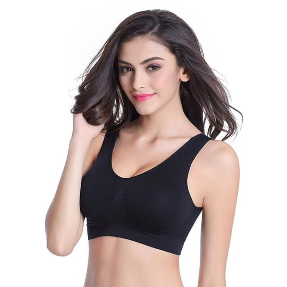 Wireless Seamless Thin Bra, Plus Size Non-Underwire Brassiere for Women Yoga, Sports & Everyday Comfort