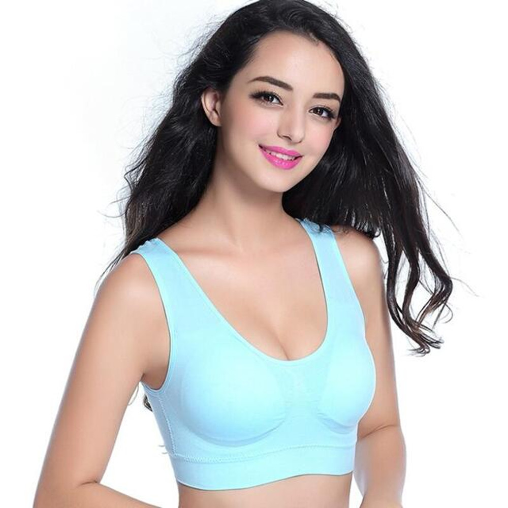 Wireless Seamless Thin Bra, Plus Size Non-Underwire Brassiere for Women Yoga, Sports & Everyday Comfort