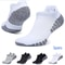 Low Cut Breathable Sports Socks for Men Women, Thickened Terry Mesh Boat Socks Non-Slip Shock Absorbing Running Ankle