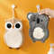 Soft Coral Velvet Towel, Hanging Type Quick-Drying, Absorbent Cartoon Hand Towel for Bathroom & Kitchen