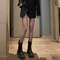Japanese Classic Lolita Lace Mesh Stockings Retro Floral Rattan White Pantyhose Hollowed Out Bottomed Tights for Cosplay