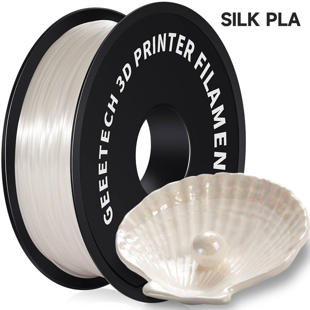 3D Filament, Shiny 3D Printer Spool Wire for High Quality Prints, Vacuum Packed