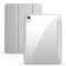 Trifold Clear Back Case with Pen Holder for iPad, Hard Acrylic Protective Stand Cover for Apple iPad