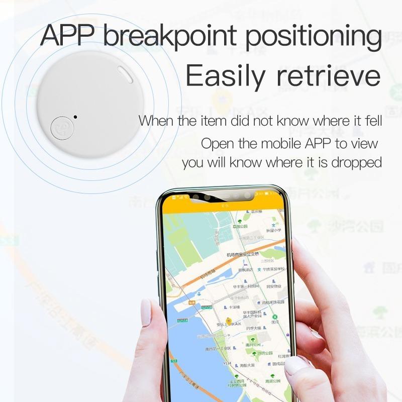 Mini GPS Locator & Anti-Lost Alarm, Bluetooth-Compatible Smart Tag for Keys, Wallet, Pet, Child Tracker Key Finder