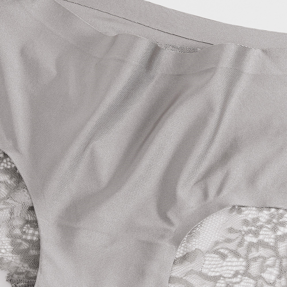 TrowBridge 3PCS/Set Women's Panties – Exquisite Lace Underwear, Sexy Lingerie in Big Size, Soft Silk Satin Briefs