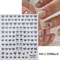 Self-Adhesive Nail Art Stickers, Mini Bowknot Design with Lace Ribbons, Bows & Butterfly Decals for Stunning Nails