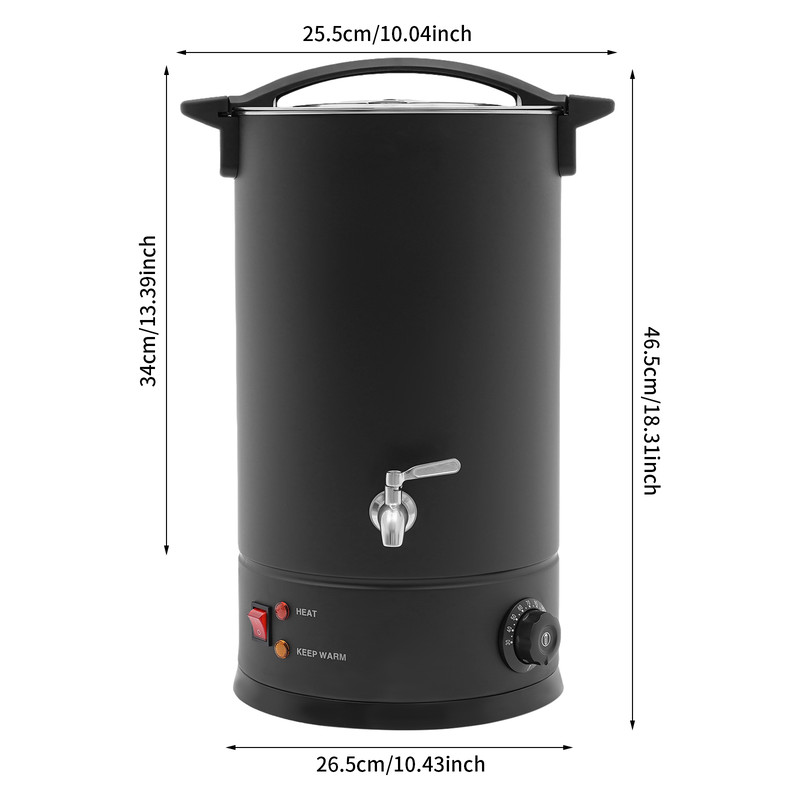 Professional Wax Melting Furnace, Large Capacity Wax Warmer for Candle Making, Wax Repair & Beauty Salons