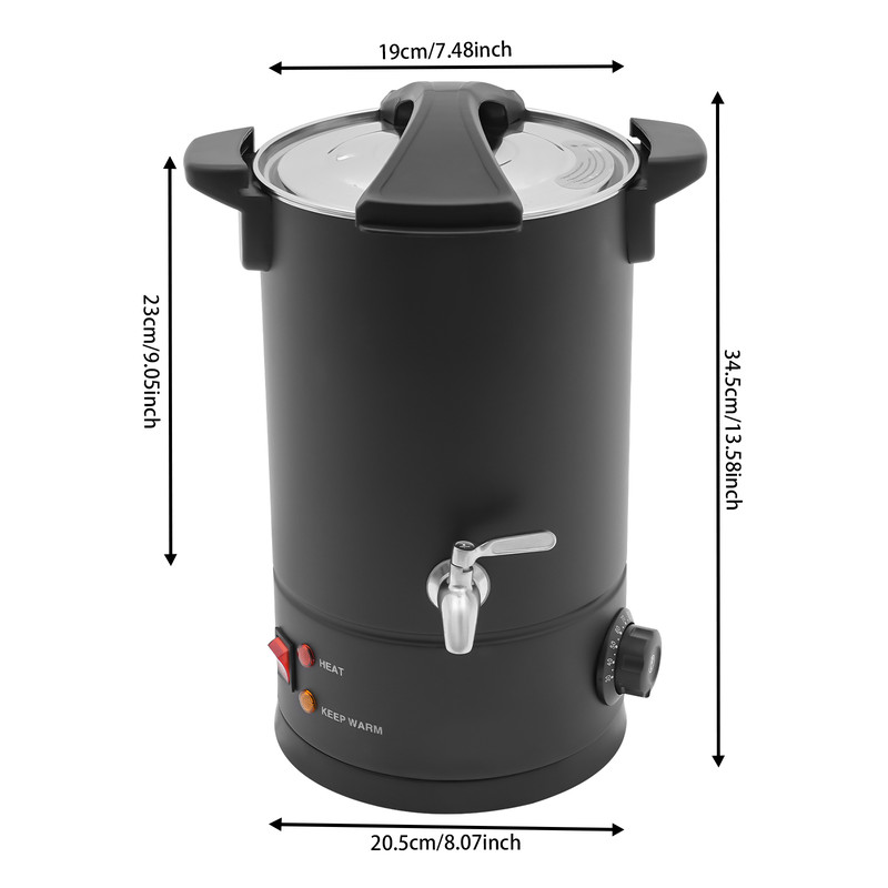 Professional Wax Melting Furnace, Large Capacity Wax Warmer for Candle Making, Wax Repair & Beauty Salons