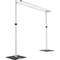 Portable Double Crossbar Pipe  Drape Backdrop Stand Kit Wedding Curtain Display Aluminum Pipe Frame 6