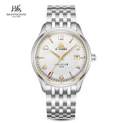 shanghai tribute 70th anniversary series, vintage mechanical st2130 wristwatch, men's classic horse watch