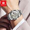 Men Watches Classic Chronograph Watch Original Quartz Wristwatch Waterproof Reloj 24 Hour Moon Phas