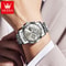 Men Watches Classic Chronograph Watch Original Quartz Wristwatch Waterproof Reloj 24 Hour Moon Phas