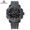 Men Waterproof Sport Watch, Quartz Digital Dual Time Wristwatch, Military Stopwatch Reloj Hombre