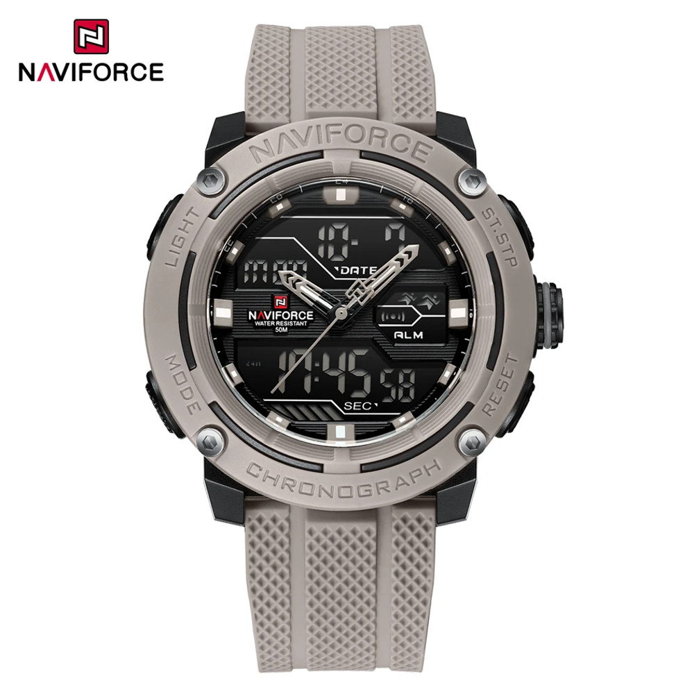 Men Waterproof Sport Watch, Quartz Digital Dual Time Wristwatch, Military Stopwatch Reloj Hombre