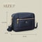 Folding Square Crossbody Bag, Fashion Waterproof PG Nylon Fabric, Lightweight Multi Functional Travel Shoulder Purse