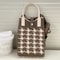 Women Korean Heart Knit Mini Square Handbag Small Shoulder Bag Girls Cute Outdoor Crossbody Purse F 6