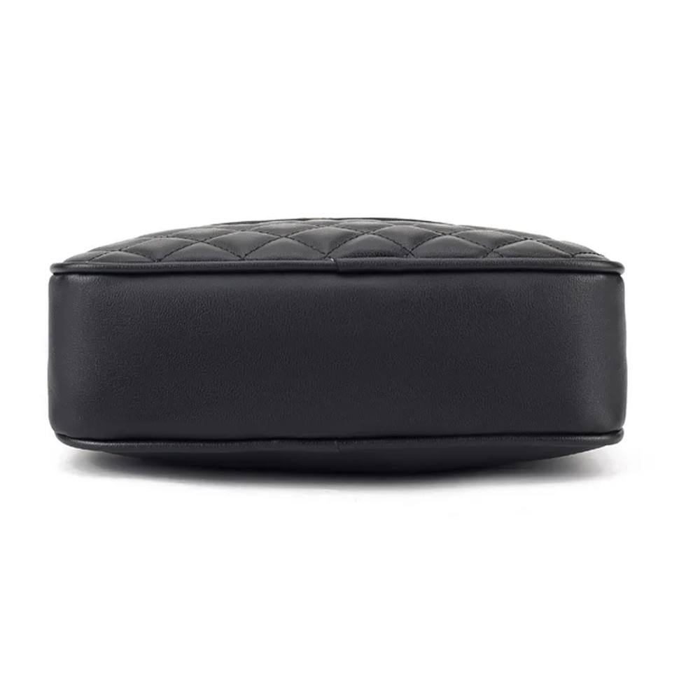 High Capacity Fashion Lingge Crossbody Shoulder Bag, Four Layer Handbag for Middle Aged Women, Camera Square Purse