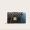 Lingge Chain Small Square Bag for Women, Stylish Lock Buckle Crossbody, Textured Shoulder Handbag for Casual Outfits