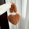 Oversized Faux Fur Heart Shape Tote Bag for Women, Mongolian Furry Handbag, Long Shoulder Strap, Soft Plush Purse