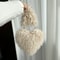 Oversized Faux Fur Heart Shape Tote Bag for Women, Mongolian Furry Handbag, Long Shoulder Strap, Soft Plush Purse