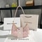 Summer Women Shoulder Bag, Trendy Pink Underarm Purse, Cute Lawson Commuter Handbag with Comfortable Top Handle