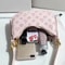 Summer Women Shoulder Bag, Trendy Pink Underarm Purse, Cute Lawson Commuter Handbag with Comfortable Top Handle