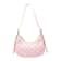 Summer Women Shoulder Bag, Trendy Pink Underarm Purse, Cute Lawson Commuter Handbag with Comfortable Top Handle