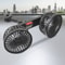 Car Cooling Fan USB Dual Head Fan, Powerful Electric Seat Back Cooler, 360 Degree Rotation for Auto Sedan