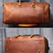 Large Weekend Tote Bag For Men Vintage Crazy Horse Leather Travel Duffle Genuine Leather Large Lugg 3