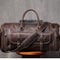 Large Weekend Tote Bag For Men Vintage Crazy Horse Leather Travel Duffle Genuine Leather Large Lugg 7