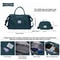 Women Weekender Travel Tote Bag, Gym Duffel with Wet Pocket, Overnight Bag with Toiletry Pouch for Labor