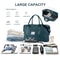 Women Weekender Travel Tote Bag, Gym Duffel with Wet Pocket, Overnight Bag with Toiletry Pouch for Labor