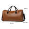 Leather Large Capacity Handbags for Men, Business Travel Bags, Weekend Tote Bag Luggage Organizer