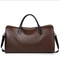 Leather Large Capacity Handbags for Men, Business Travel Bags, Weekend Tote Bag Luggage Organizer