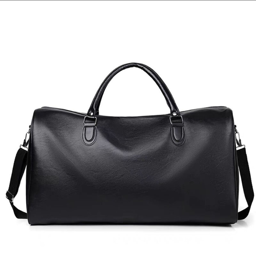 Leather Large Capacity Handbags for Men, Business Travel Bags, Weekend Tote Bag Luggage Organizer