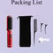 Wireless Hair Styler Negative Ion Comb, Hair Straightener & Curling Comb, LED Screen, Rechargeable Hot Comb Voluminous