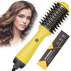 dual-purpose multifunctional hair dryer, hot air comb negative ion hairstyle comb, gift for female friends